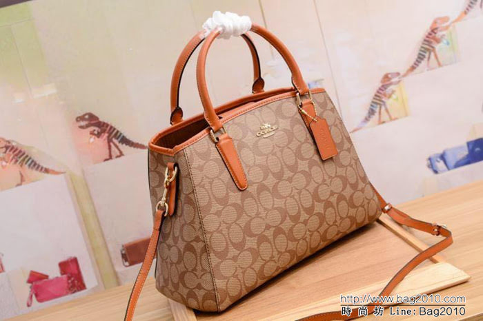 COACH蔻馳 最新款 C家戴妃拼色 單肩斜挎女包 F57492 今年的流行系列  Chz1035